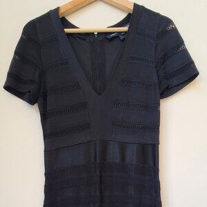 French Connection black bandage dress